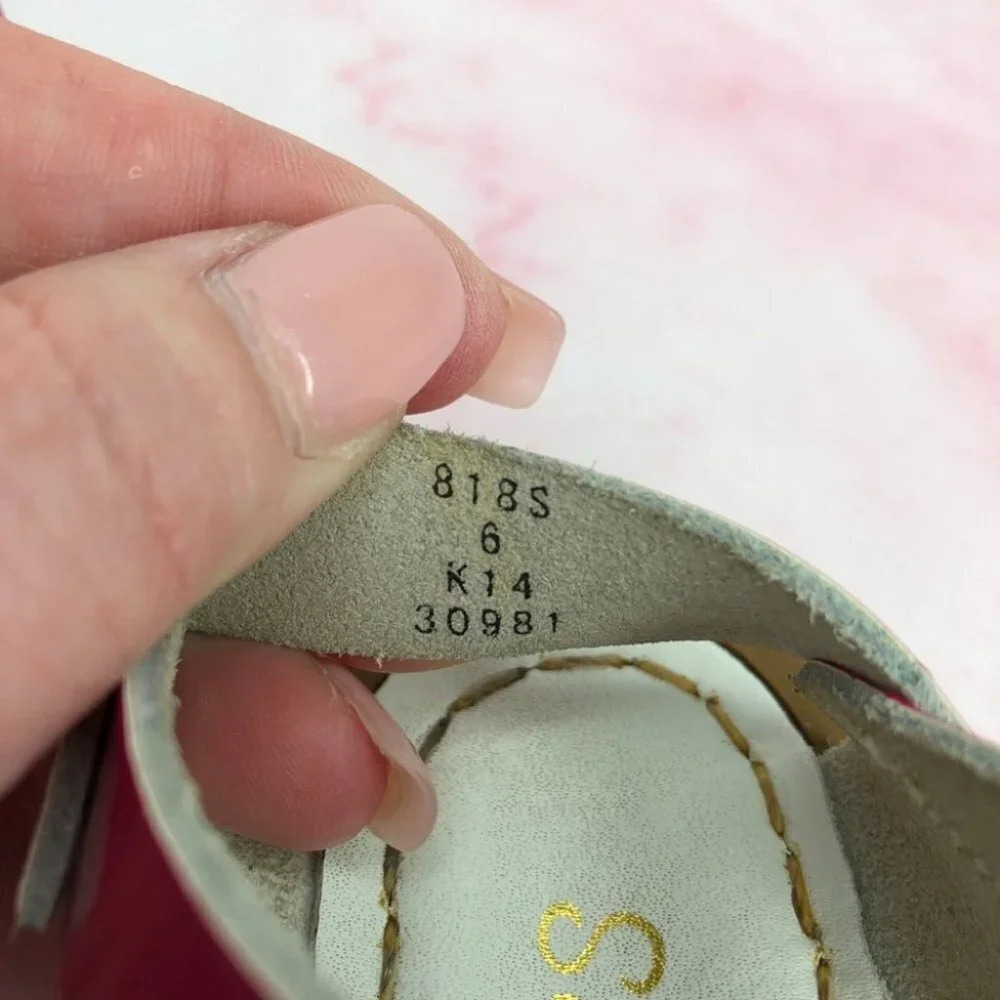 Saltwater sandals‎ glossy magenta pink size 6 infant - Picture 9 of 10